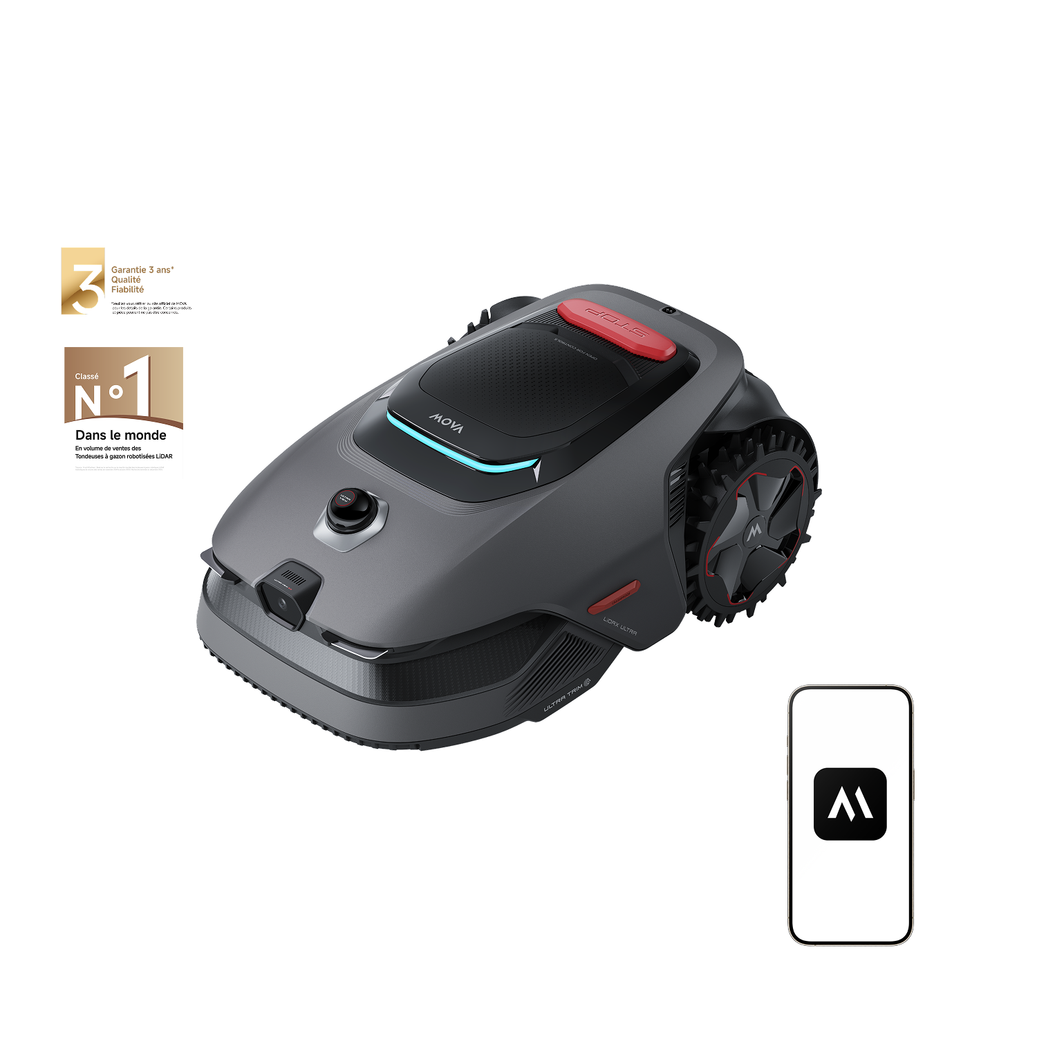 Robot Tondeuse MOVA LiDAX Ultra Series