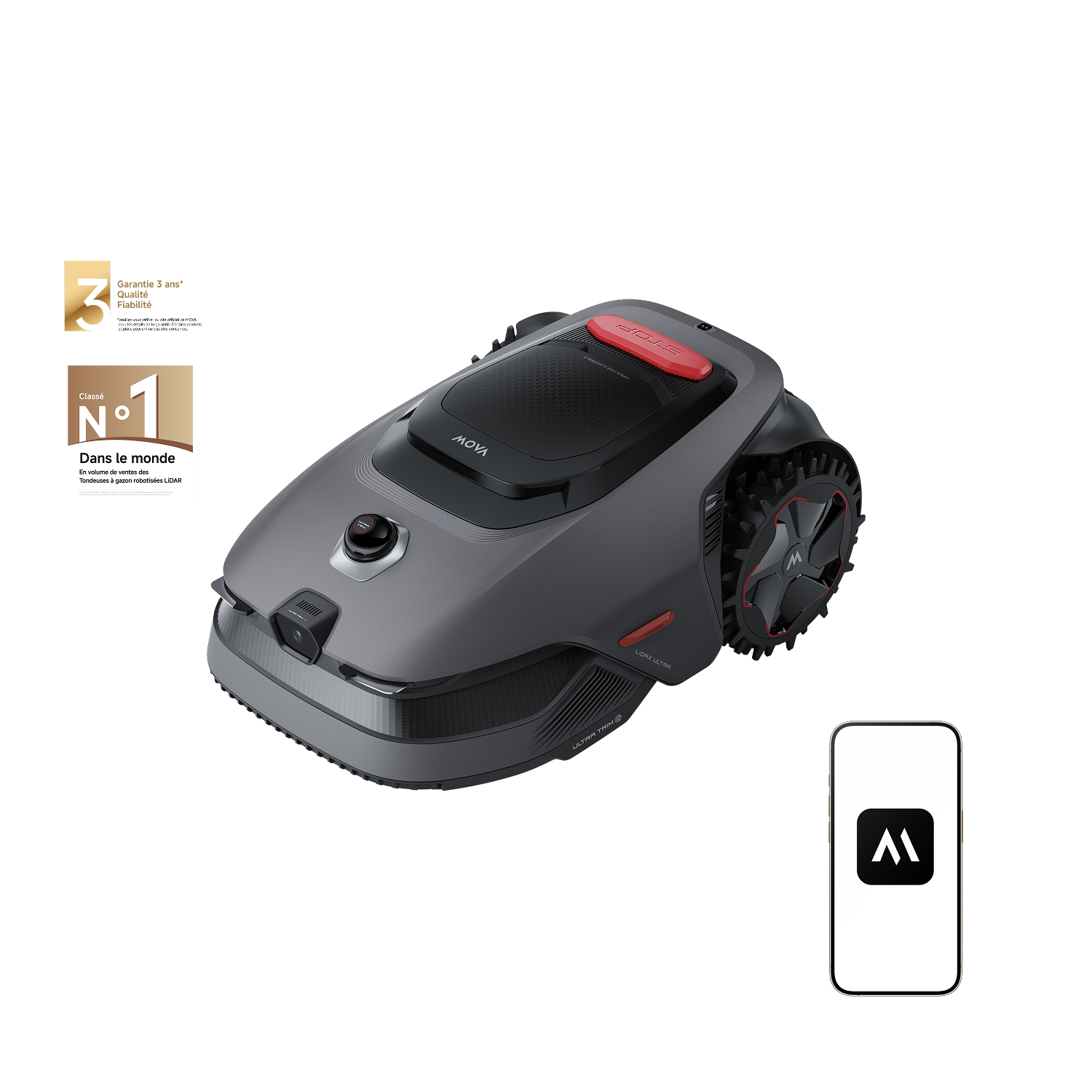 Robot Tondeuse MOVA LiDAX Ultra Series