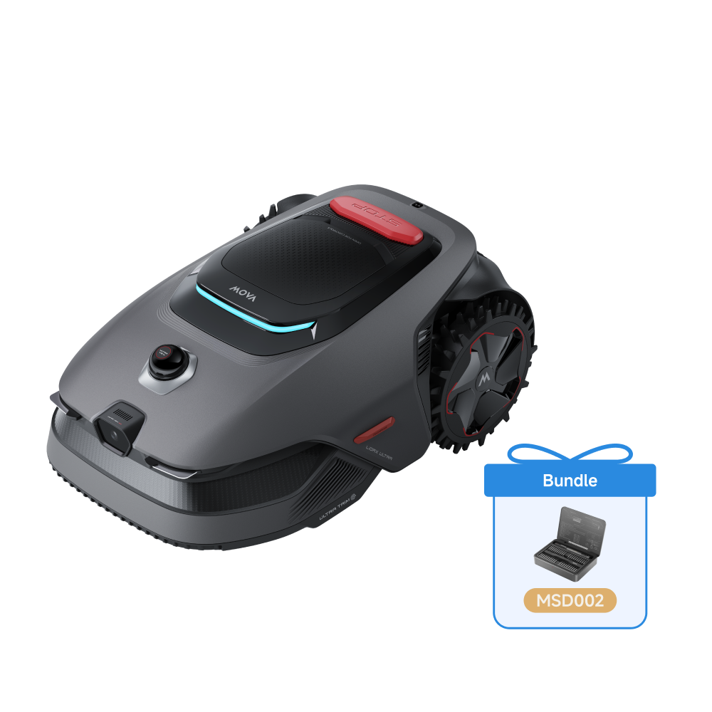 Robot Tondeuse MOVA LiDAX Ultra 1200 + MOVA Tournevis électrique de précision MSD002