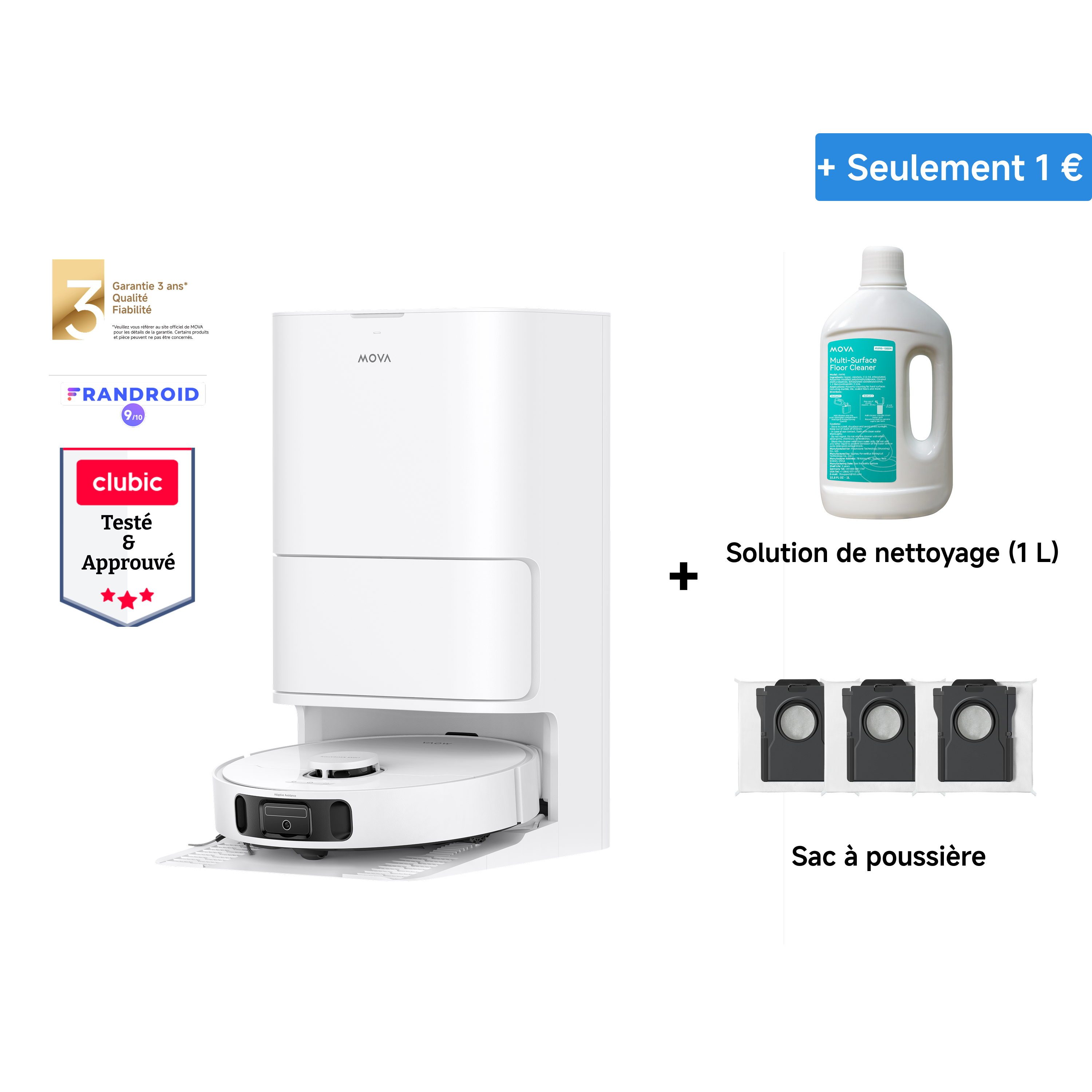 MOVA E40 Ultra Robot aspirateur