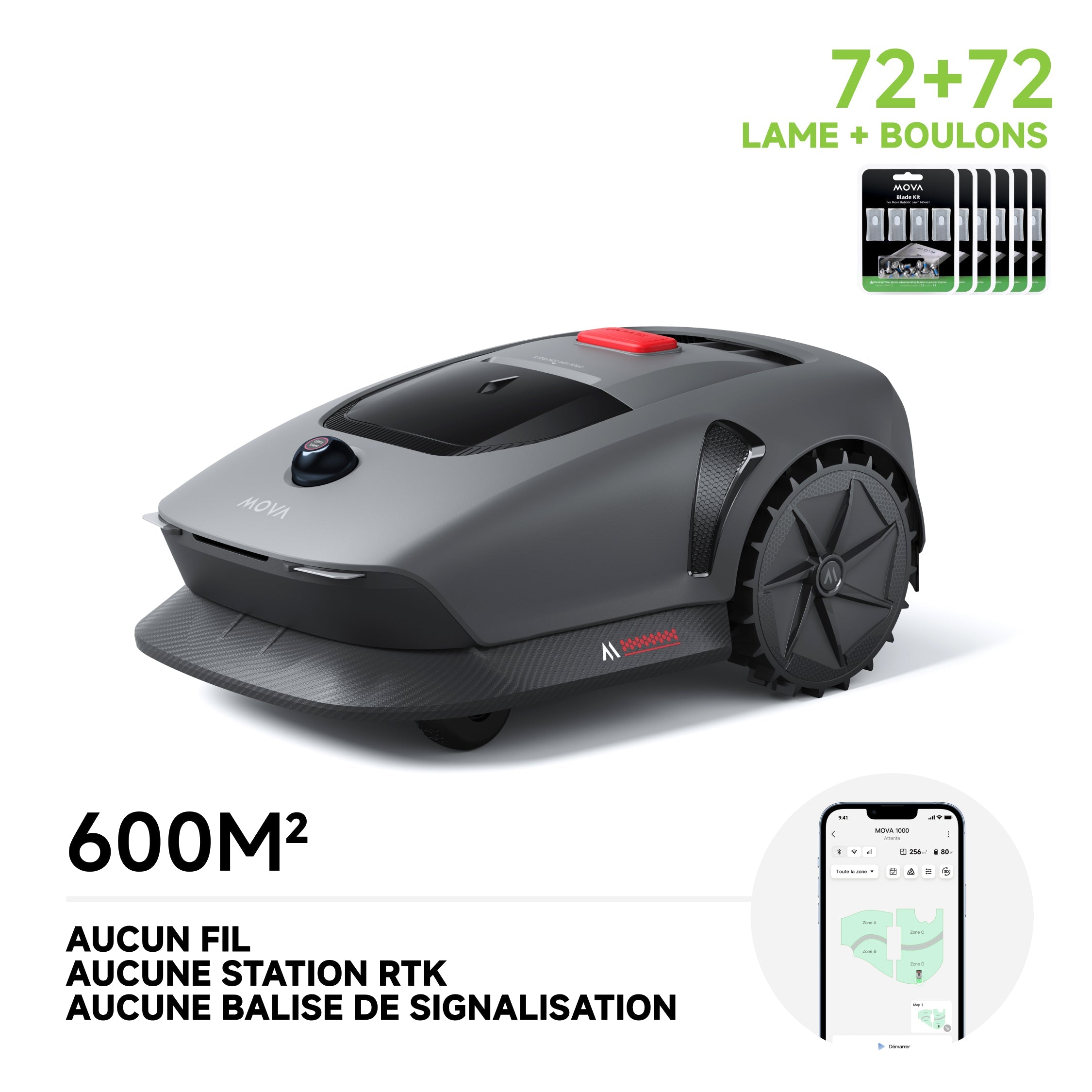MOVA 600 Kit Robot tondeuse