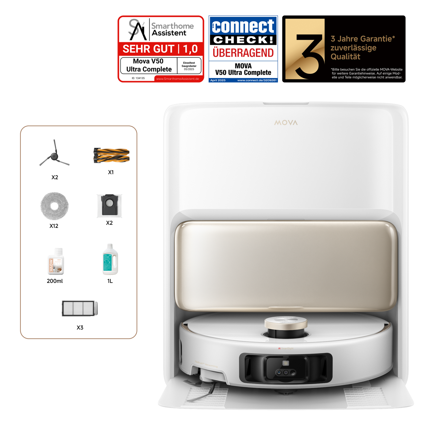 MOVA V50 Ultra Complete Robot aspirateur