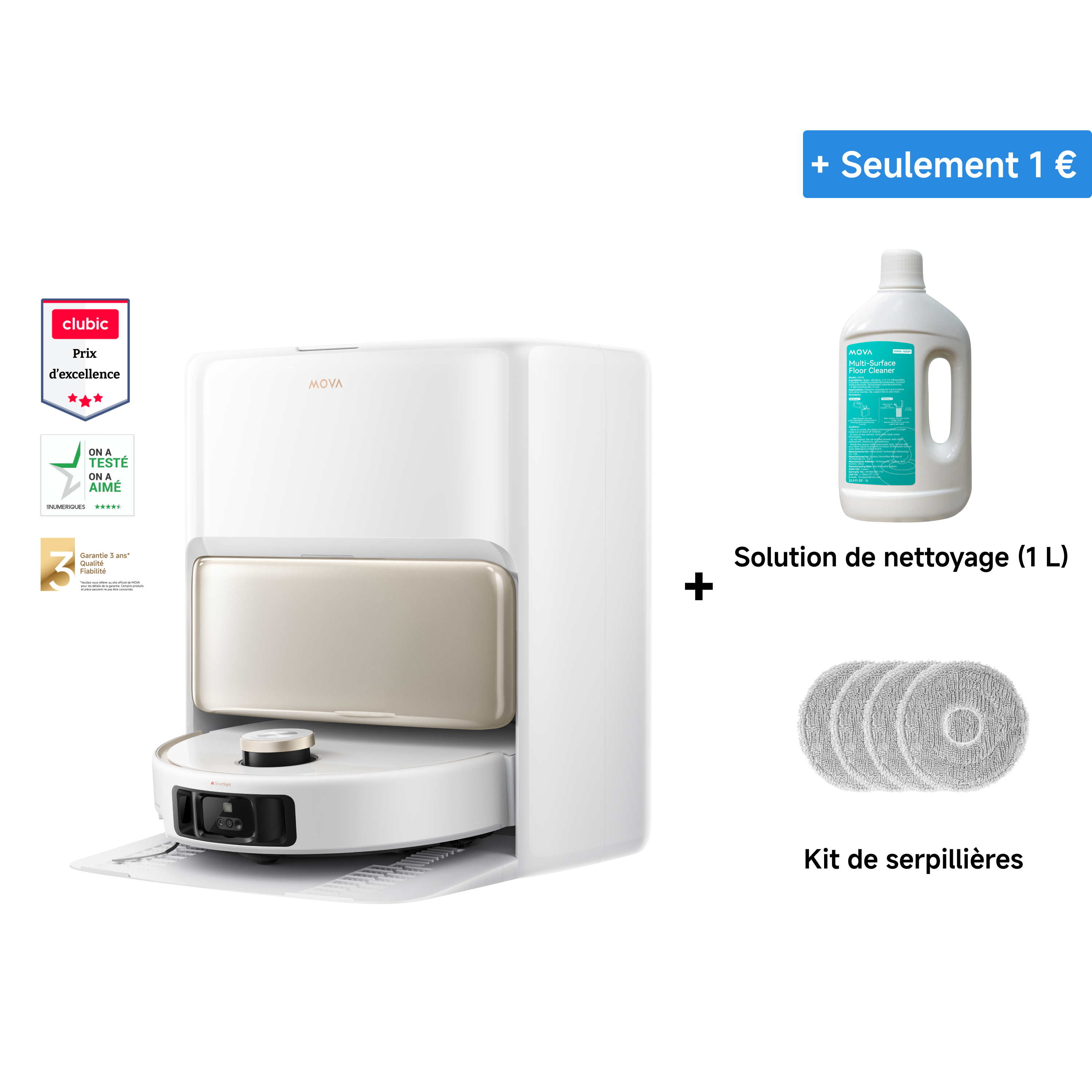 MOVA V50 Ultra Complete Robot aspirateur