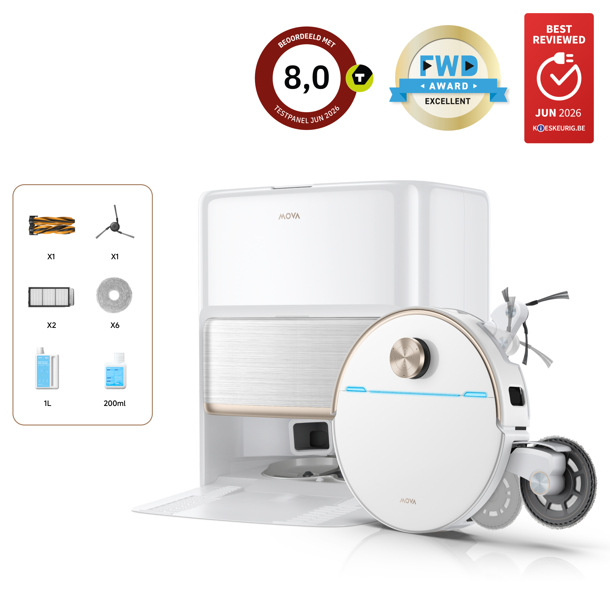 Dreame MOVA V70 Ultra Complete Robotstofzuiger