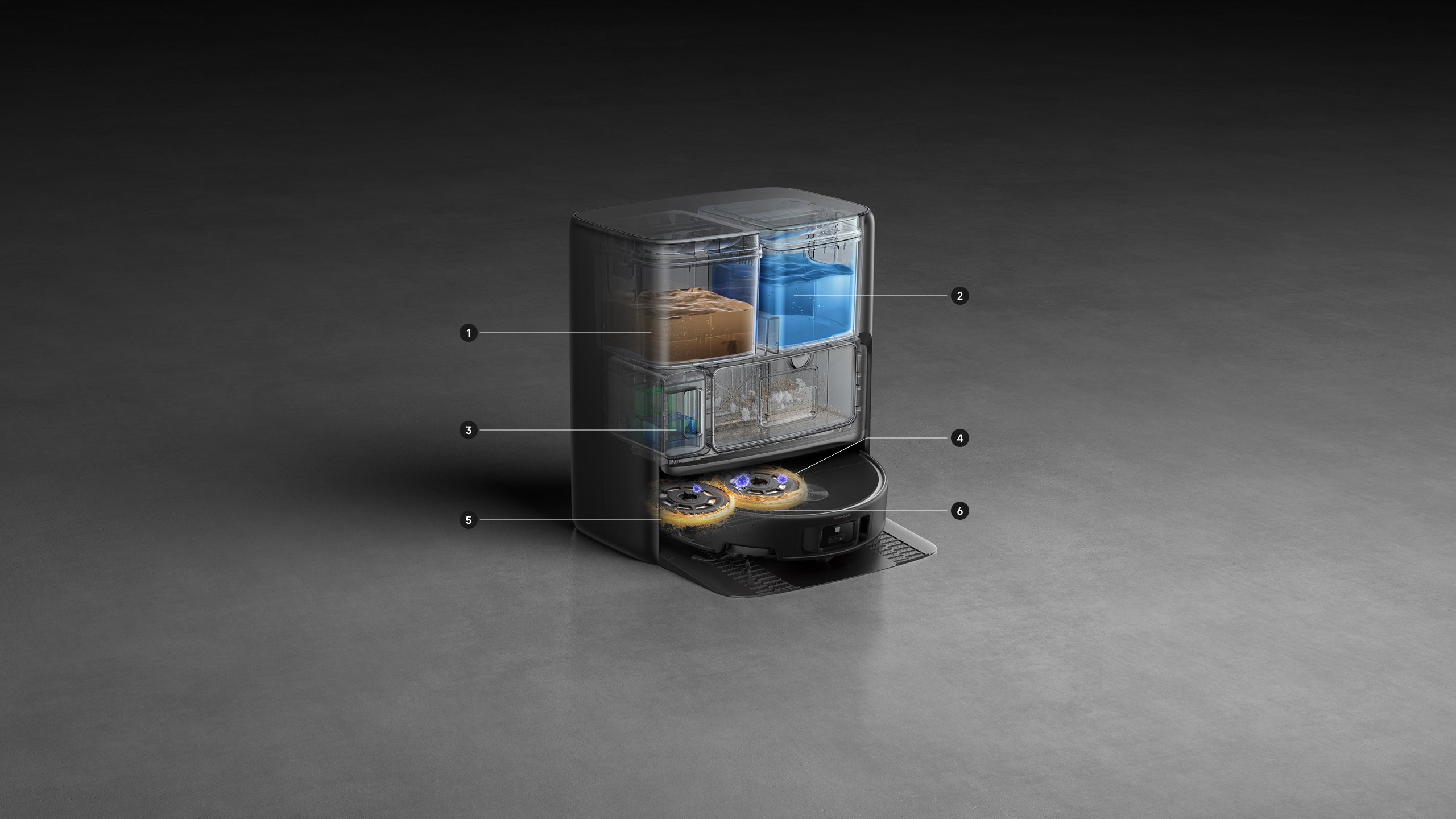 Dreame MOVA V70 Ultra Pure Robotstofzuiger Station voor handsfree onderhoud