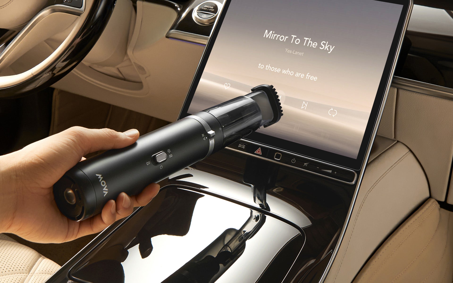 Draaibaar plat mondstuk