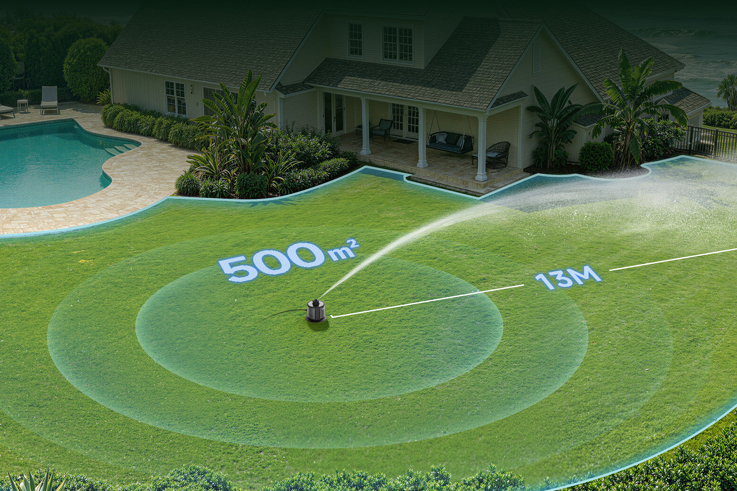 Couverture jusqu’à 500 m², portée de 13 m - 