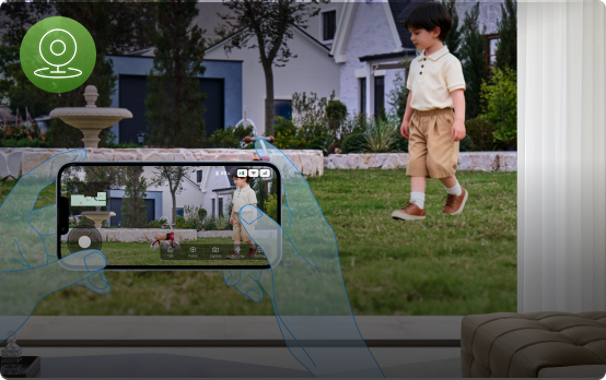 TrueGuard™ - Vidéo live &amp; patrouille pour votre jardin