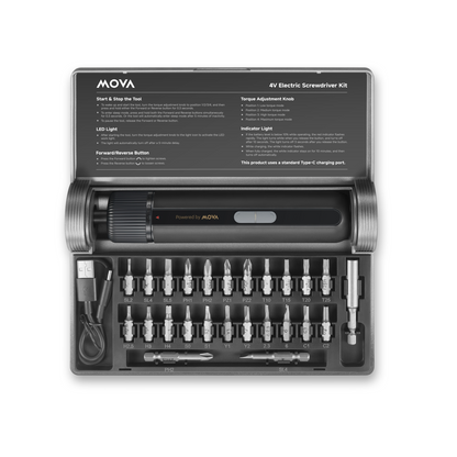 MOVA Tournevis électrique MSD008 4 V