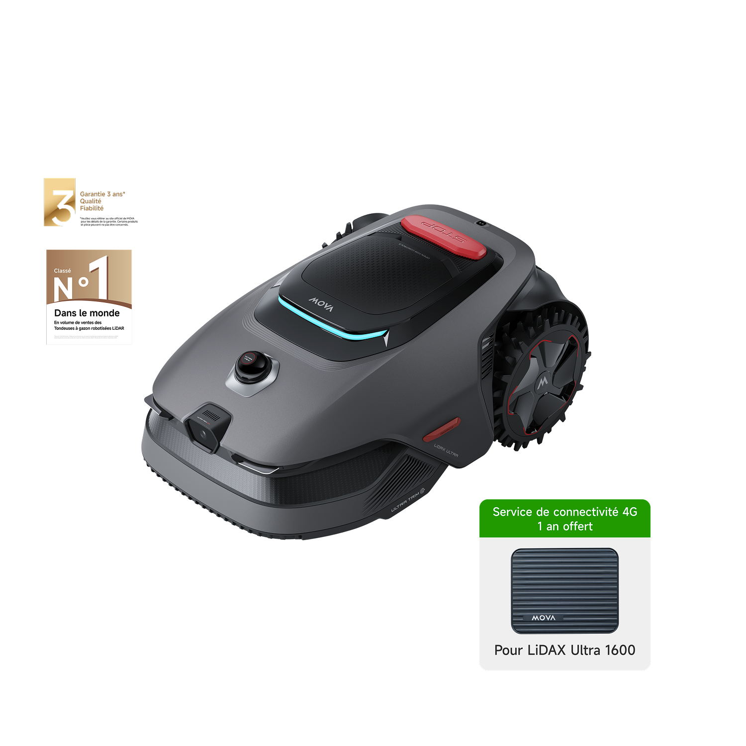 Robot Tondeuse MOVA LiDAX Ultra Series