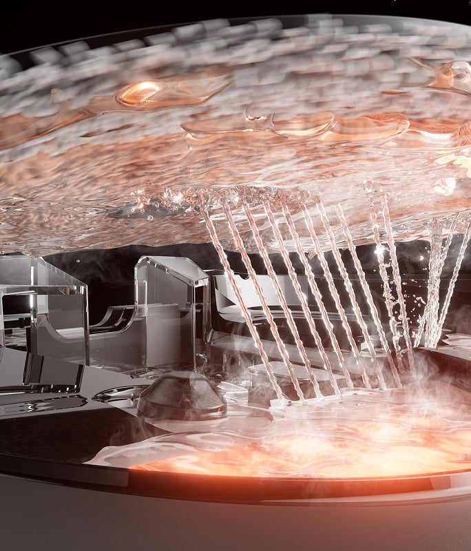Système PTC 100°C* avec embouts de pulvérisation