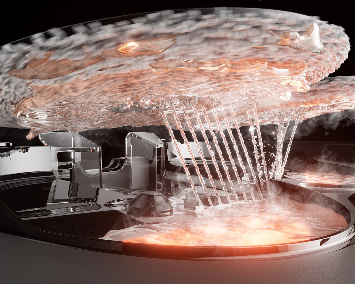 Système PTC 100°C* avec embouts de pulvérisation