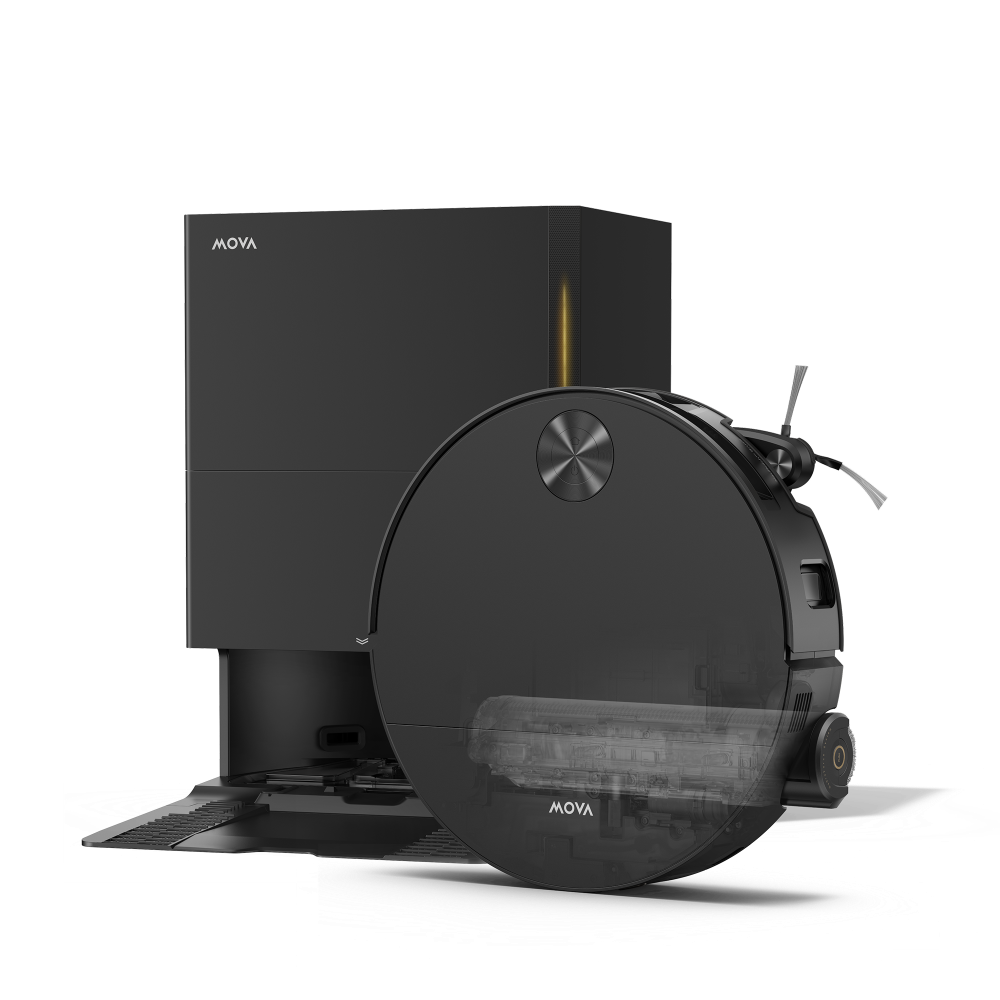 MOVA S70 Roller Robot Aspirateur Noir