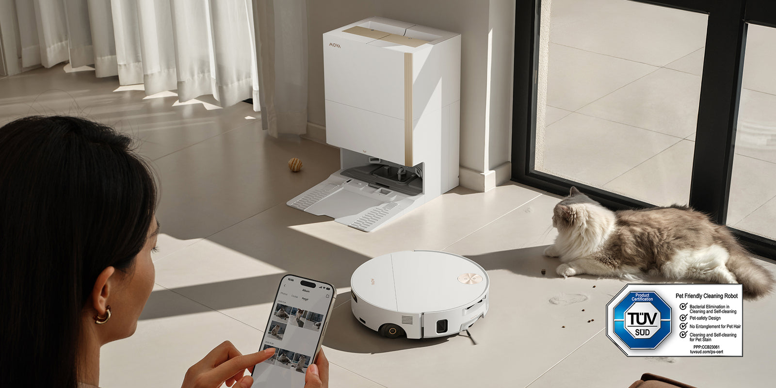 Mode IA PetMate 
Nettoie et capture l’instant - 