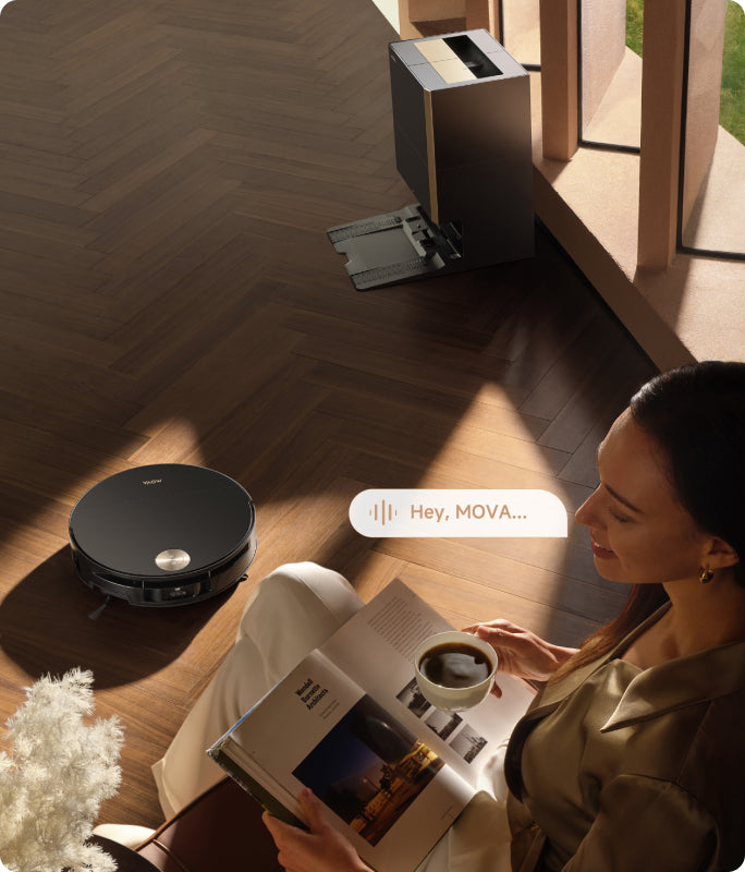 Commande vocale, nettoyage intelligent - 