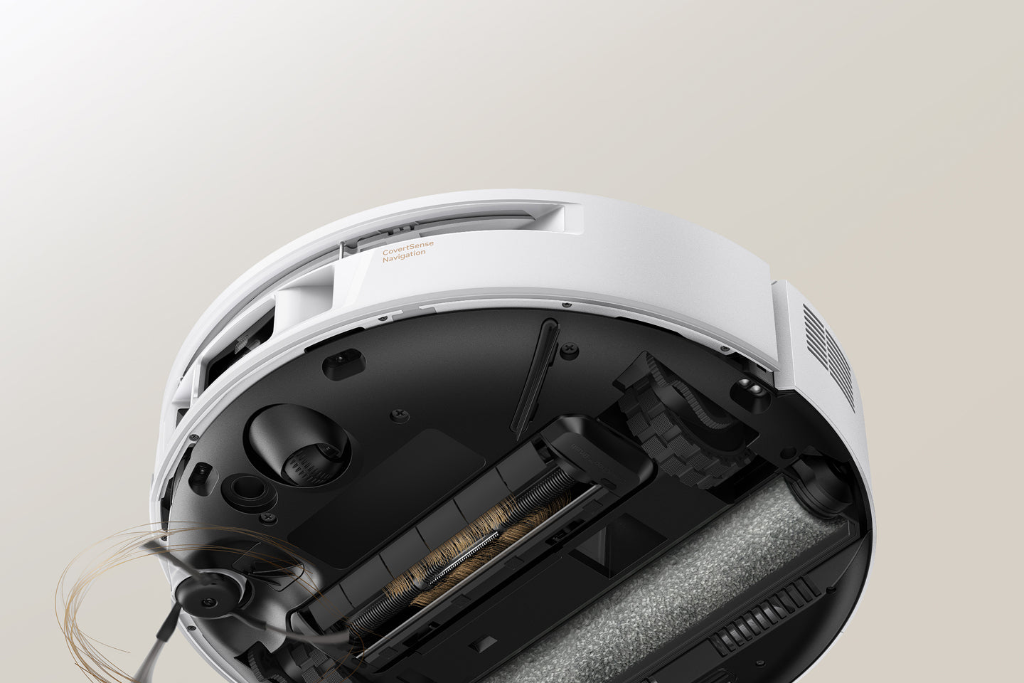 Conception double anti-emmêlement avec brosse CleanChop™ 3.0