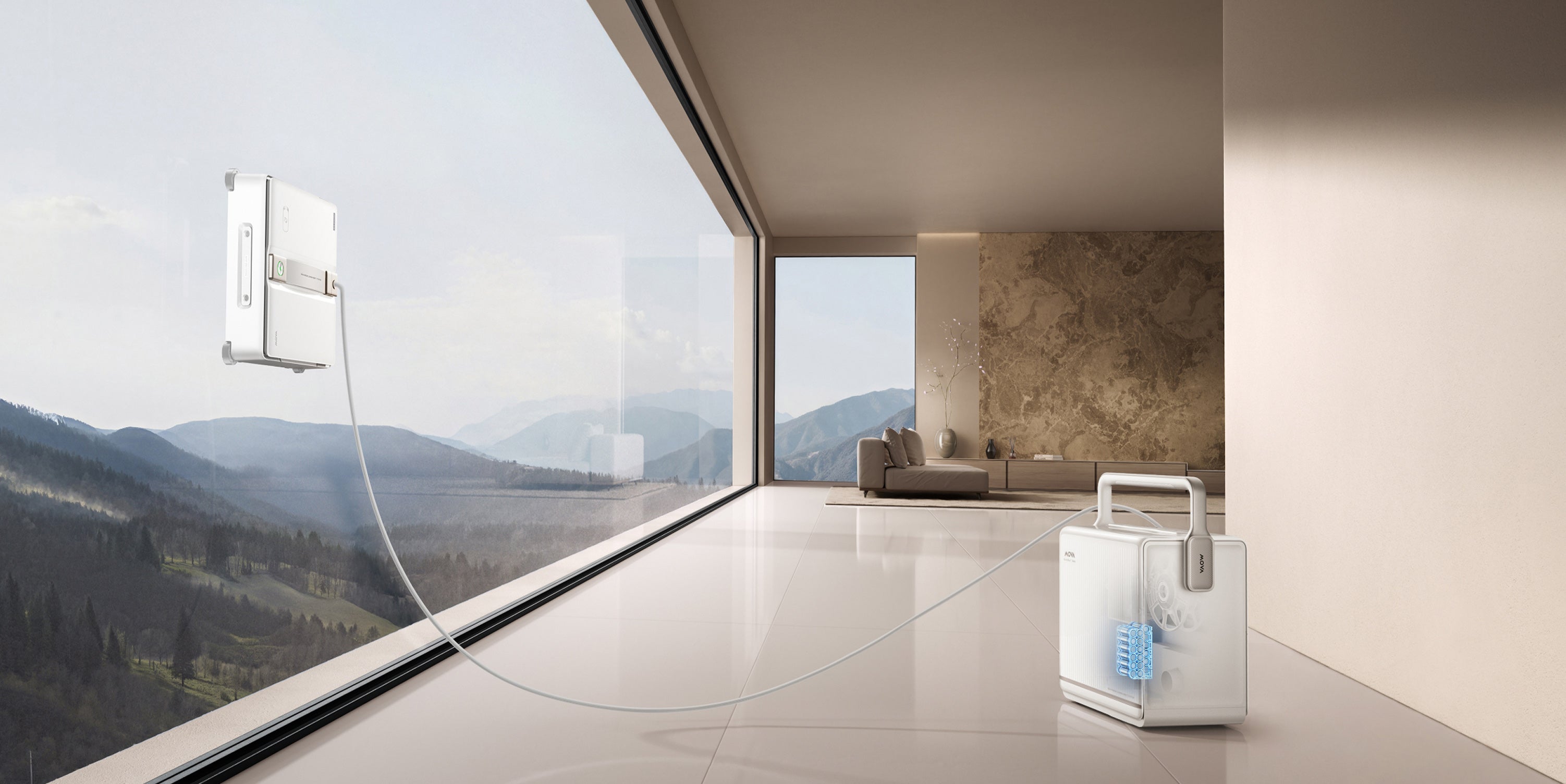 MOVA T1 Station Raamreinigingsrobot Multifunctioneel BoostBay™-basisstation
