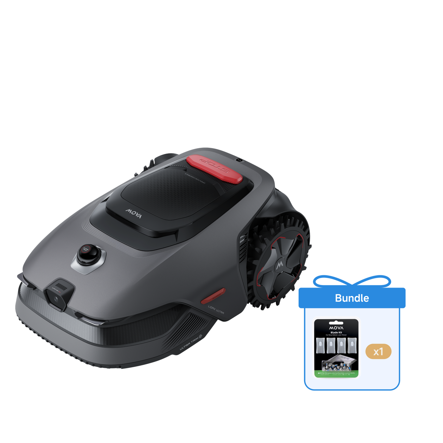 Robot Tondeuse MOVA LiDAX Ultra 800 + MOVA Robot tondeuse Kit