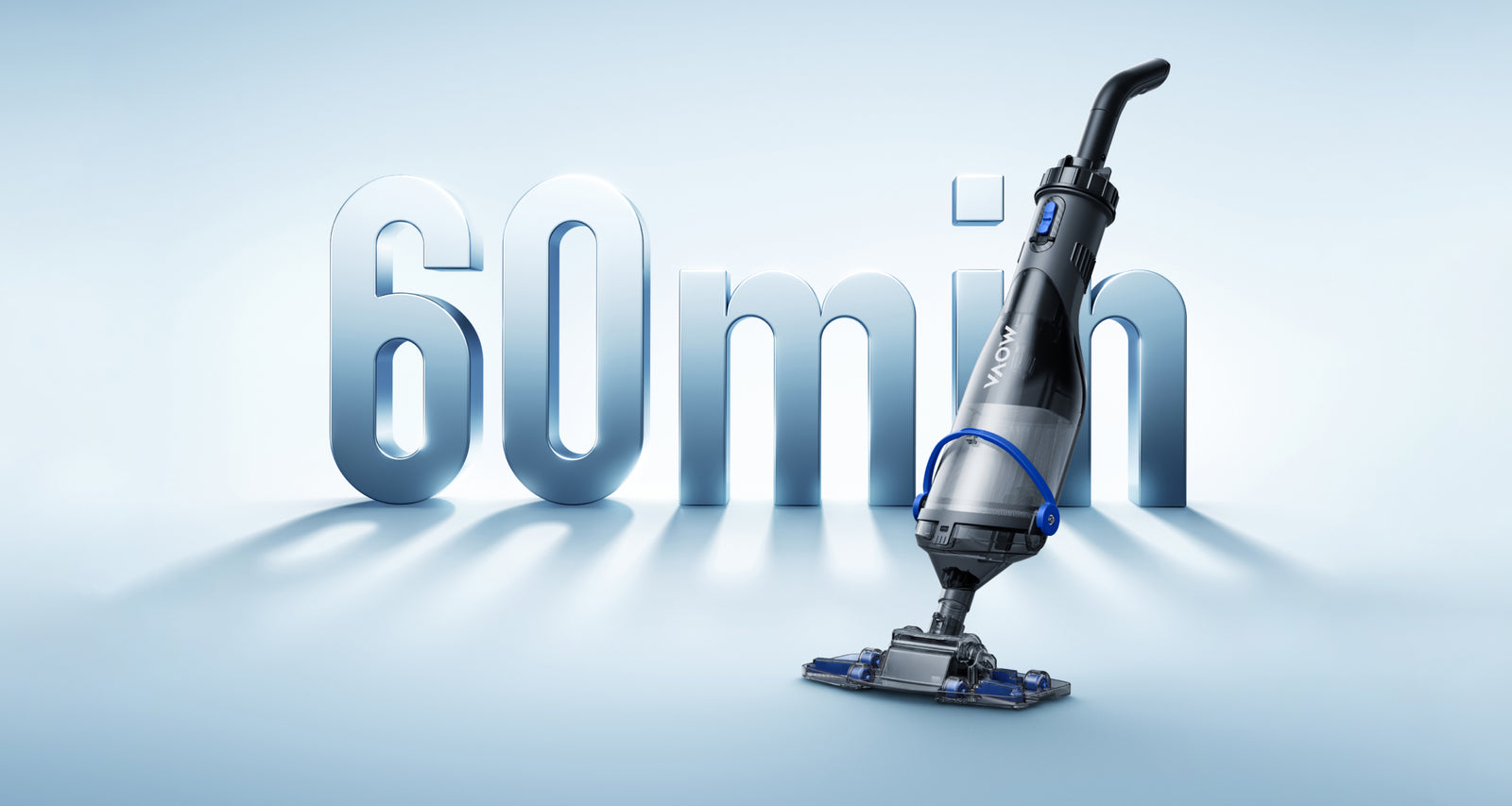 mova handler v10 charge rapide & longue autonomie : nettoyage ininterrompu de la piscine entière