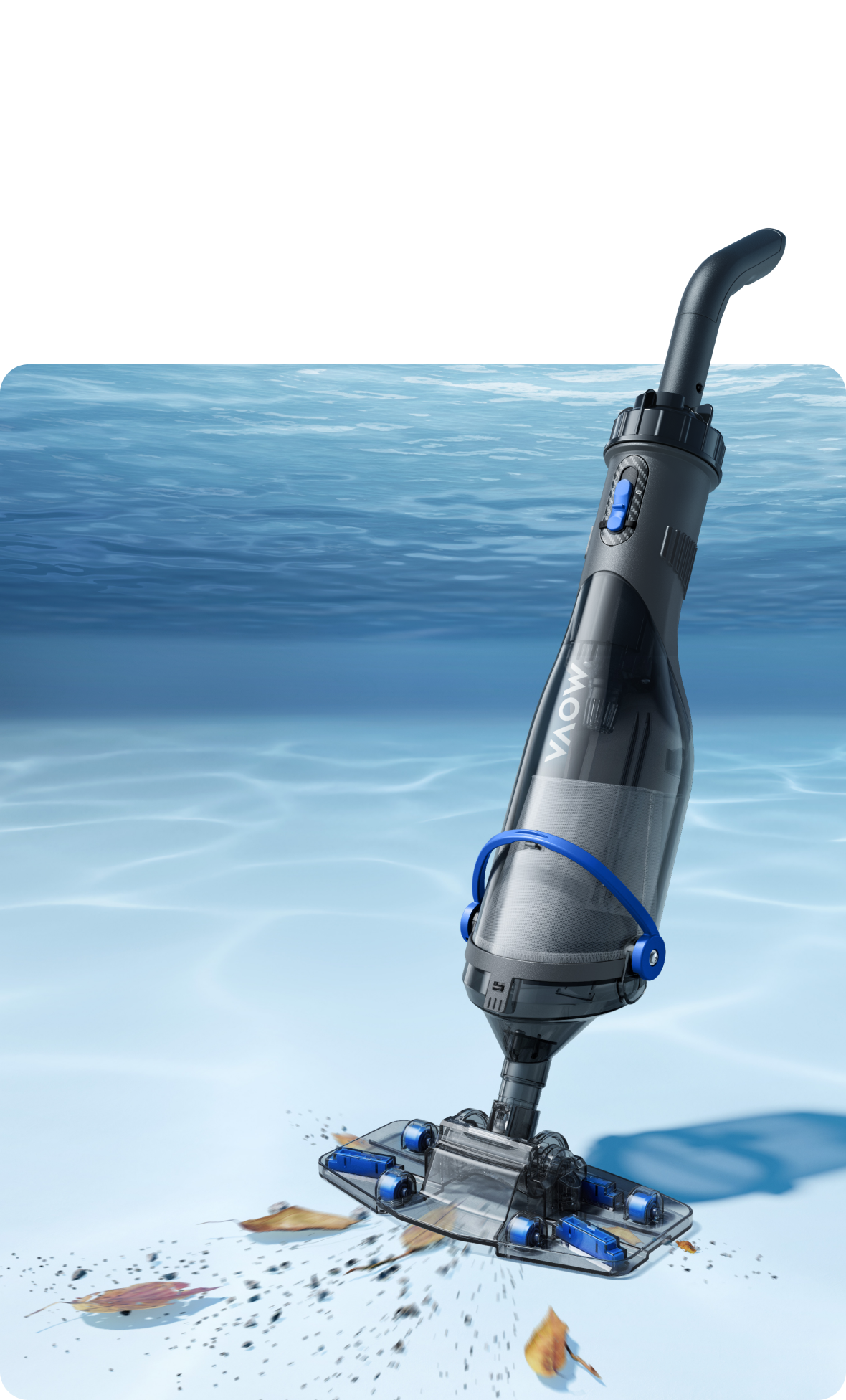 mova handler v10 4 200 l/h aspiration puissante, piscine impeccable garantie