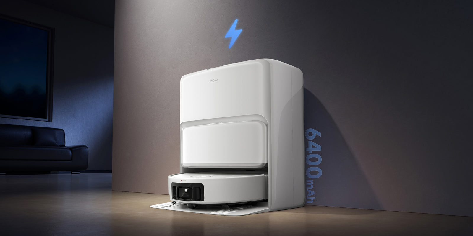 mova z60 ultra roller standalone batterie haute capacité, autonomie d'une journée entière