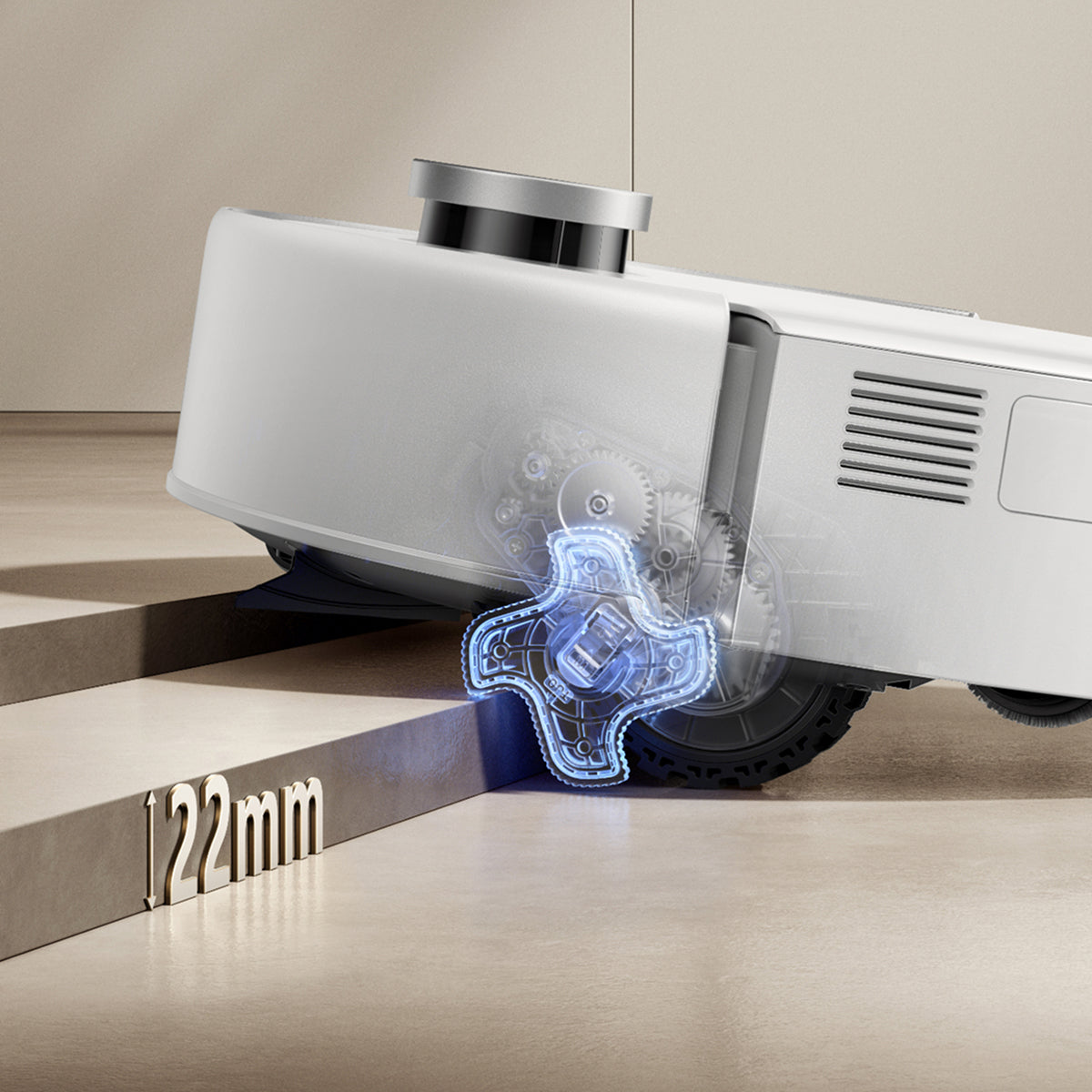 mova z60 ultra roller standalone levée stable, ajustement naturel